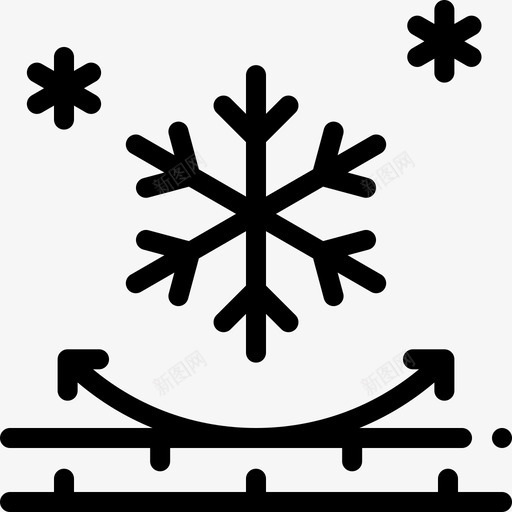 防雪织物特征5线性图标svg_新图网 https://ixintu.com 线性 织物特征5 防雪