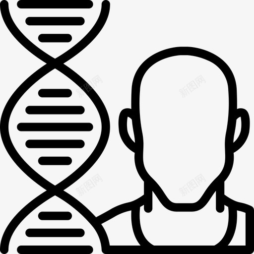 Dna祖先直系图标svg_新图网 https://ixintu.com Dna 直系 祖先