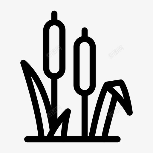 灌木花园园艺图标svg_新图网 https://ixintu.com 园艺 灌木 种植 自然 花园 苗圃