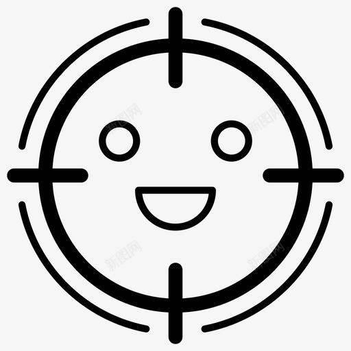 焦点笑脸愤怒的小鸟表情符号图标svg_新图网 https://ixintu.com 情感 愤怒的小鸟 焦点笑脸 表情符号 表情符号线向量图标