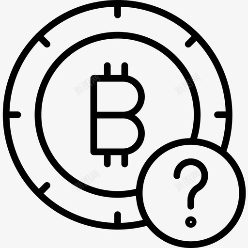 比特币加密货币41概述图标svg_新图网 https://ixintu.com 加密 概述 比特 货币