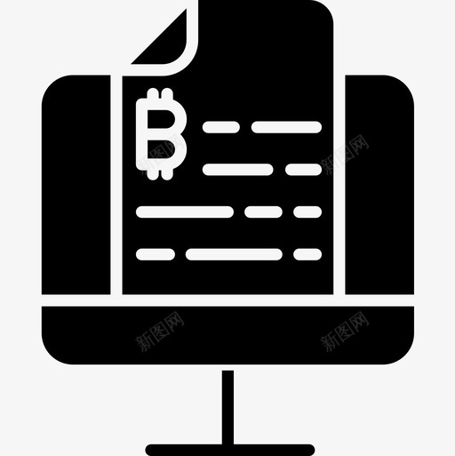 计算机加密货币42字形图标svg_新图网 https://ixintu.com 加密货币42 字形 计算机