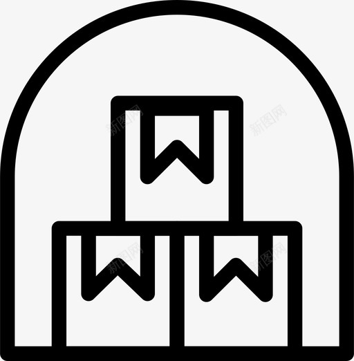 箱子交货包装图标svg_新图网 https://ixintu.com 交货 包装 箱子 装运
