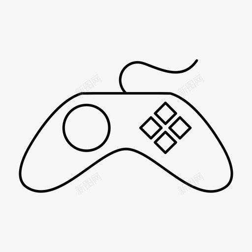游戏控制器游戏游戏站图标svg_新图网 https://ixintu.com 控制器 棍子 游戏 游戏站