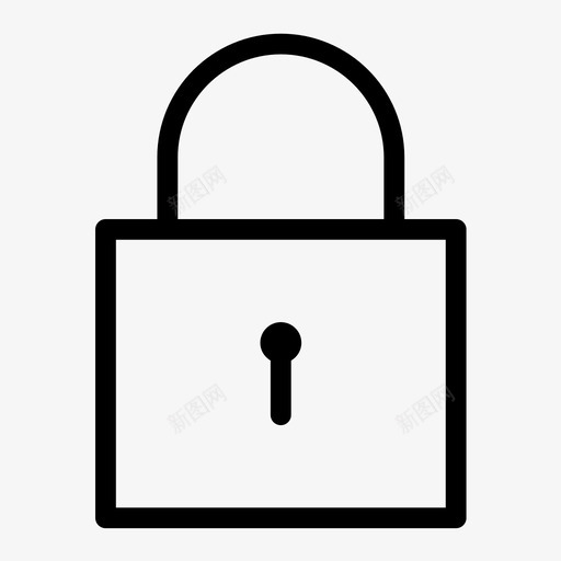 保护锁储物柜图标svg_新图网 https://ixintu.com 保护 储物柜 安全 密码 电子商务和购物 锁