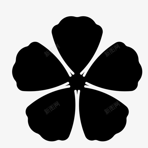 含羞草花自然图标svg_新图网 https://ixintu.com 含羞草 春天 自然