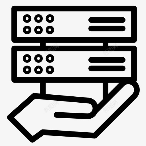 数据控制手动图标svg_新图网 https://ixintu.com 共享 手动 控制 数据 数据管理