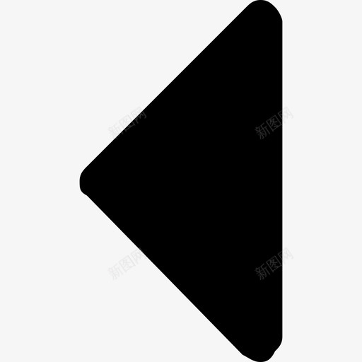 三角符-左svg_新图网 https://ixintu.com 三角符-左