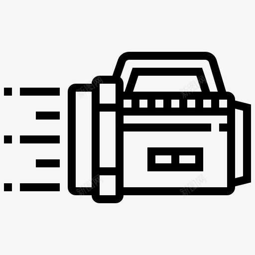 手电筒潜水照明图标svg_新图网 https://ixintu.com 手电筒 潜水 照明 神灯 许愿神灯