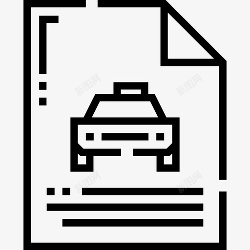 汽车驾校17直线型图标svg_新图网 https://ixintu.com 汽车 直线型 驾校17