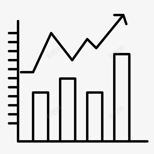 分析条形图新业务图标svg_新图网 https://ixintu.com 分析 新业务 条形图