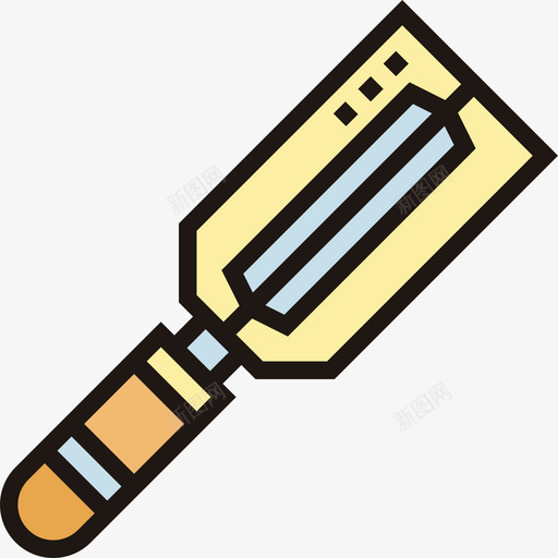 削皮器厨房工具21线性颜色图标svg_新图网 https://ixintu.com 削皮器 厨房 工具 线性 颜色
