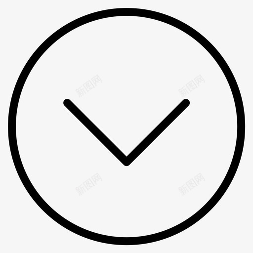 向下箭头基本10直线图标svg_新图网 https://ixintu.com 向下 基本 直线 箭头