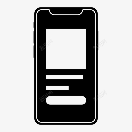 iphonex产品页电子商务图标svg_新图网 https://ixintu.com iphone 产品 电子商务