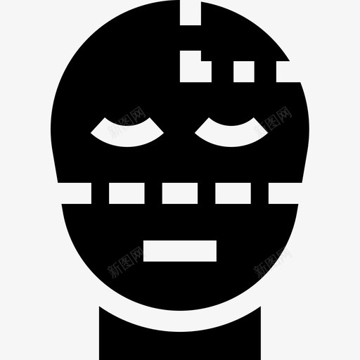 面部整形手术18填充图标svg_新图网 https://ixintu.com 填充 整形手术18 面部