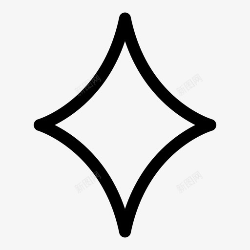 闪光图形几何图标svg_新图网 https://ixintu.com 几何 图形 形状 闪光