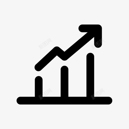 增长轨迹图形增长图表图标svg_新图网 https://ixintu.com 图形 增长图表 增长线 增长轨迹