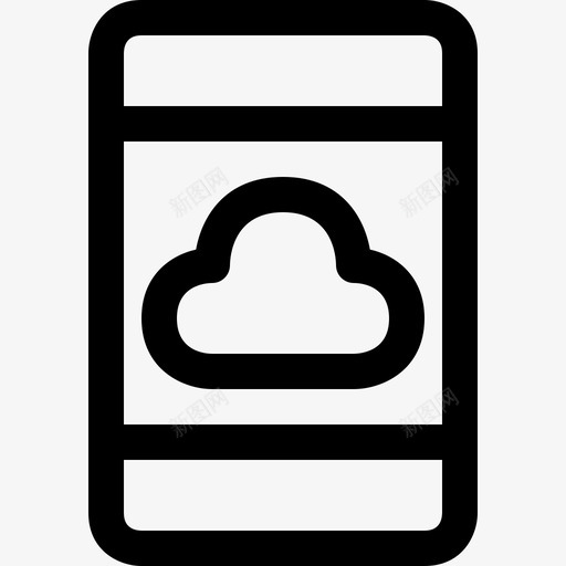 云同步互联网移动图标svg_新图网 https://ixintu.com navegation 云同步 互联网 移动