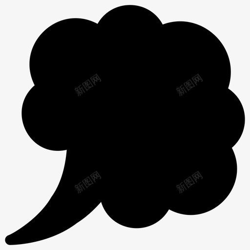 思考云梦想想象图标svg_新图网 https://ixintu.com 噩梦 图标 思维 思考 想象 梦想 泡泡 符号 表情