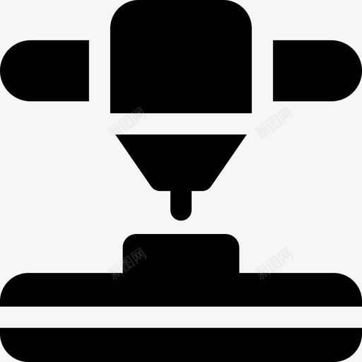 3d打印机数字服务6填充图标svg_新图网 https://ixintu.com 3d打印机 填充 数字服务6