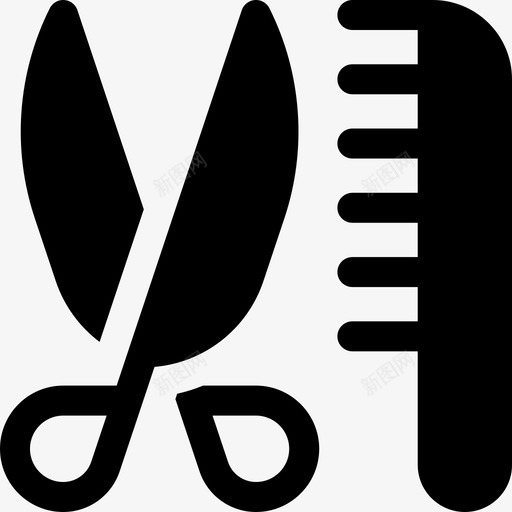 美容宠物37填充图标svg_新图网 https://ixintu.com 填充 宠物 美容