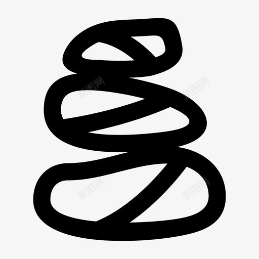 石头燧石宝石图标svg_新图网 https://ixintu.com 土壤 宝石 岩石 燧石 石器时代 石头