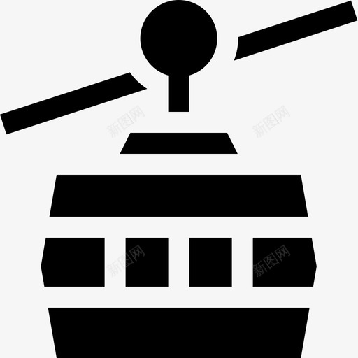 缆车车厢公共交通18满载图标svg_新图网 https://ixintu.com 交通 公共 满载 缆车 车厢