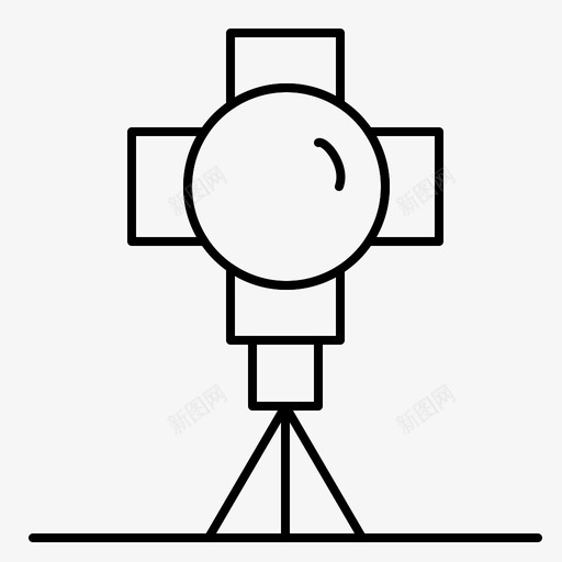 电影灯光视频制作图标svg_新图网 https://ixintu.com 灯光 电影 视频制作