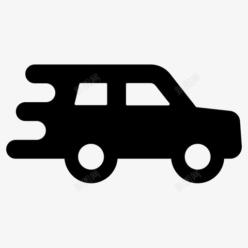 开车送货快车图标svg_新图网 https://ixintu.com 开车 快车 汽车 运输 送货
