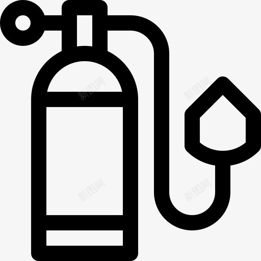 氧气治疗6线性图标svg_新图网 https://ixintu.com 氧气 治疗6 线性