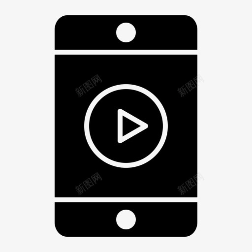手机游戏视频图标svg_新图网 https://ixintu.com 在线调查 手机 游戏 视频