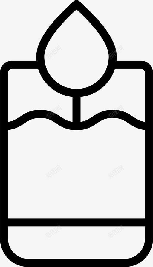 蜡烛燃烧点燃图标svg_新图网 https://ixintu.com 伙计 打蜡 点燃 燃烧 蜡烛