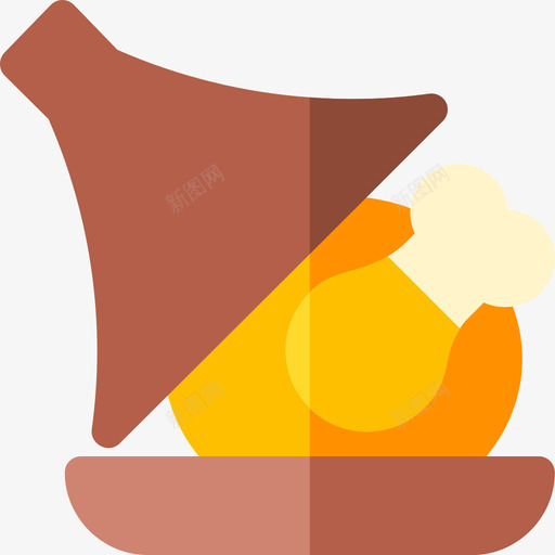 鸡肉摩洛哥4扁平图标svg_新图网 https://ixintu.com 扁平 摩洛哥 鸡肉