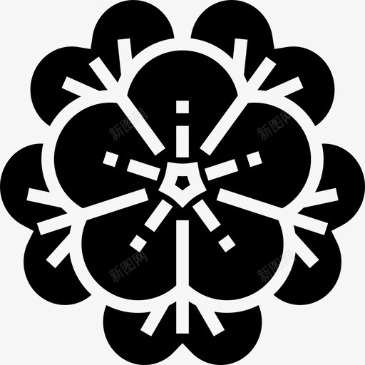 花中国新年29铭文图标svg_新图网 https://ixintu.com 中国 新年 铭文