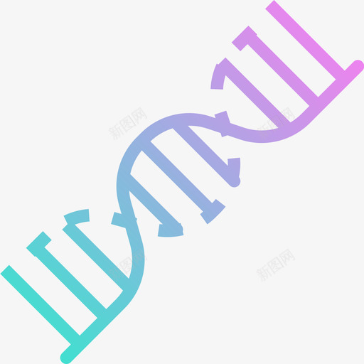 Dna科学92梯度图标svg_新图网 https://ixintu.com Dna 梯度 科学92
