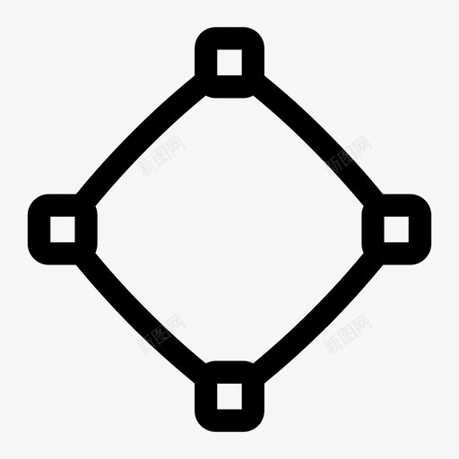 转化为曲线对象笔划图标svg_新图网 https://ixintu.com 对象 笔划 转化为曲线