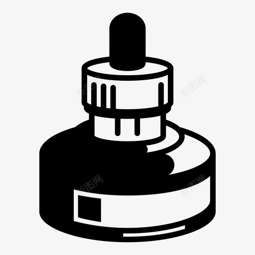 墨水艺术艺术用品图标svg_新图网 https://ixintu.com 墨水 墨水滴管 艺术 艺术工具 艺术用品