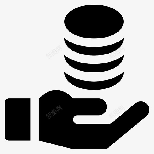 云计算web托管50已填充图标svg_新图网 https://ixintu.com web 云计算 填充 托管