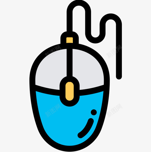 鼠标艺术家工作室12线性颜色图标svg_新图网 https://ixintu.com 线性颜色 艺术家工作室12 鼠标