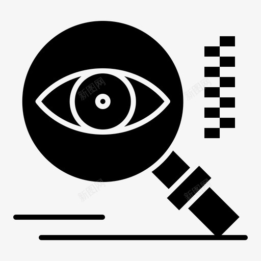 眼睛发现搜索图标svg_新图网 https://ixintu.com 任务 发现 搜索 查看 眼睛 项目管理