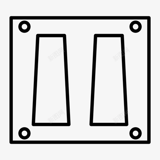 开关电动移动图标svg_新图网 https://ixintu.com 内部 动力 开关 电动 移动 转向 转换