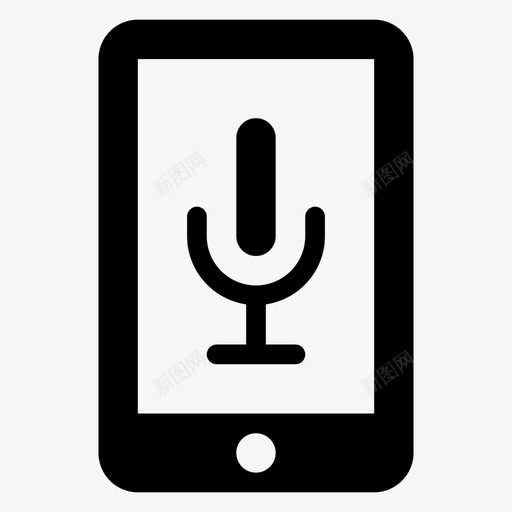 移动录音机移动应用程序移动麦克风图标svg_新图网 https://ixintu.com 录音机应用程序 手机录音机 用户界面材料字形图标 移动应用程序 移动录音机 移动麦克风 音乐录音机