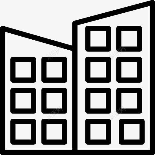 办公室27号楼直线图标svg_新图网 https://ixintu.com 27号楼 办公室 直线