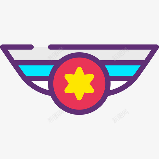 勋章军事26附魔图标svg_新图网 https://ixintu.com 军事 勋章 附魔