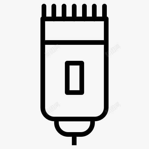 剃须刀理发店沙龙图标svg_新图网 https://ixintu.com 剃须刀 沙龙 理发店