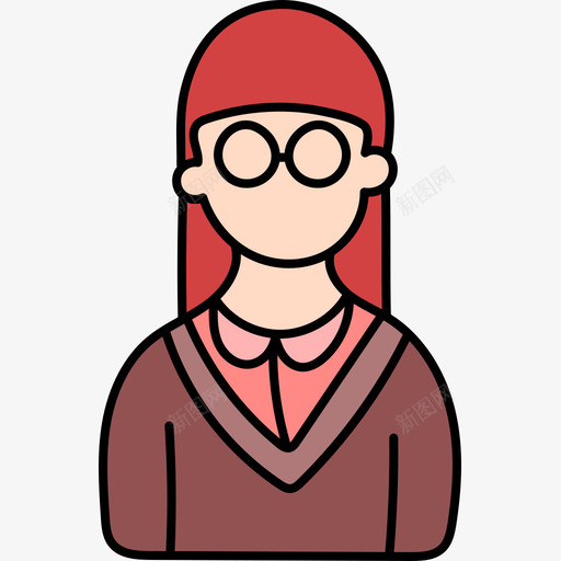 女人阿凡达55彩色图标svg_新图网 https://ixintu.com 女人 彩色 阿凡达55