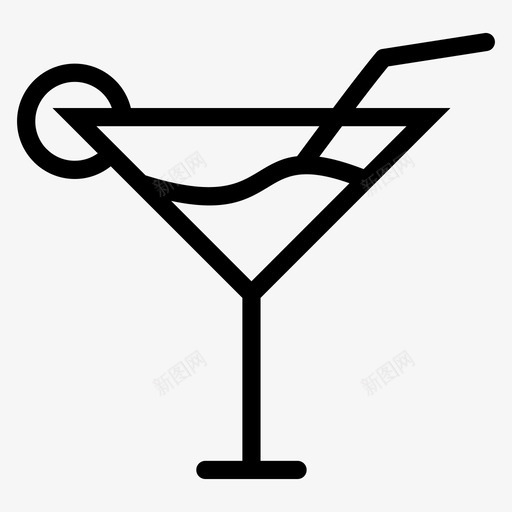 香槟酒杯庆祝鸡尾酒图标svg_新图网 https://ixintu.com 庆祝 葡萄酒 酒杯 饮料 香槟 香槟酒 鸡尾酒