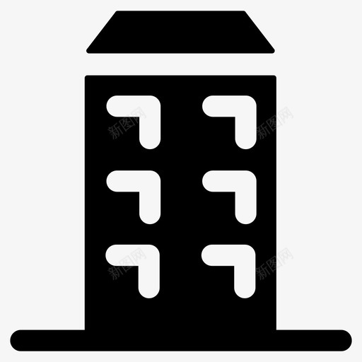 建筑地产不动产图标svg_新图网 https://ixintu.com 不动产 图标 地产 建筑 摩天大楼 雕文