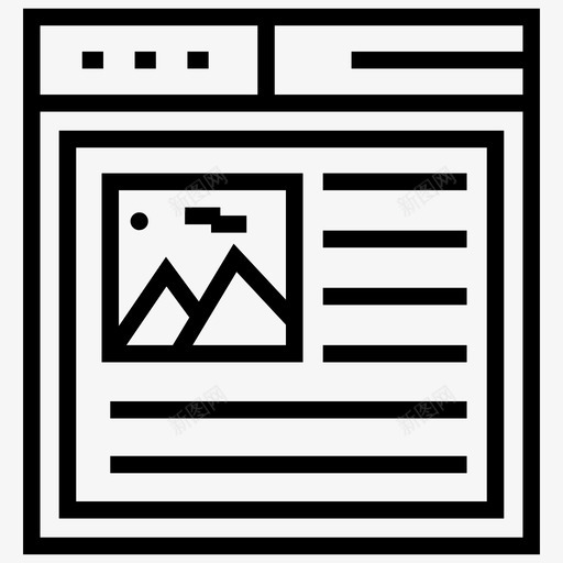 网页风景网页横幅网页图标svg_新图网 https://ixintu.com 图标 图片 横幅 线条 网页 风景