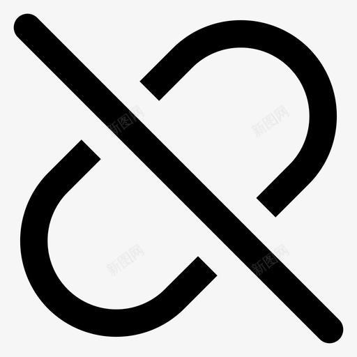 链链接连接链超链接图标svg_新图网 https://ixintu.com url 用户界面材质glyph图标 超链接 连接链 链接构建 链链接